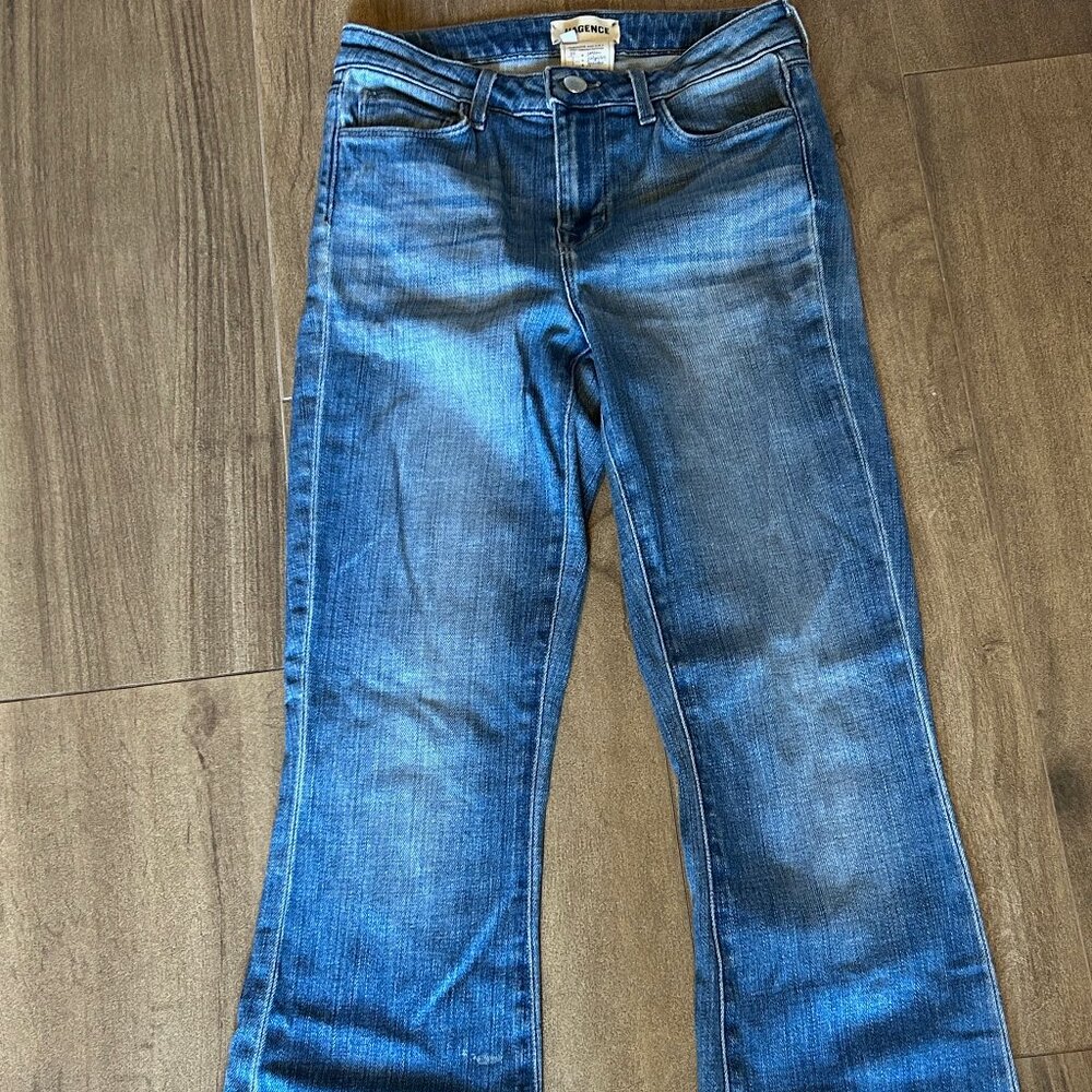 L'AGENCE Cropped Distressed at Bottom Jeans